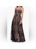 Xscape 100% Polyester Black Ivory Cocktail Dress Size 12 - photo 3