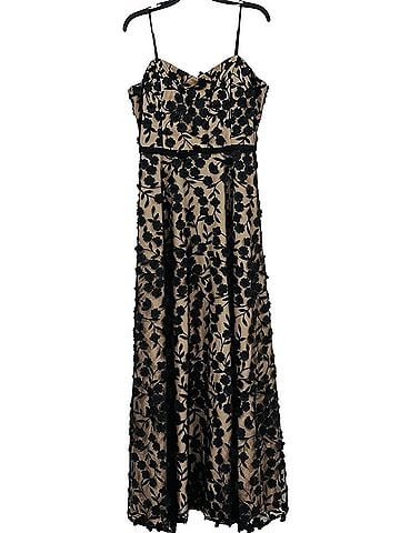 Xscape 3d Flower Sleeveless Gown Cocktail Dress (view 1)