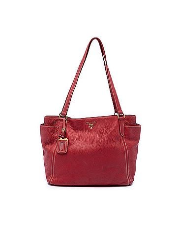 Prada VItello Daino Double Pocket Tote (view 1)