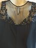 BCBGMAXAZRIA 100% Polyester Solid Black Cocktail Dress Size 8 - photo 5
