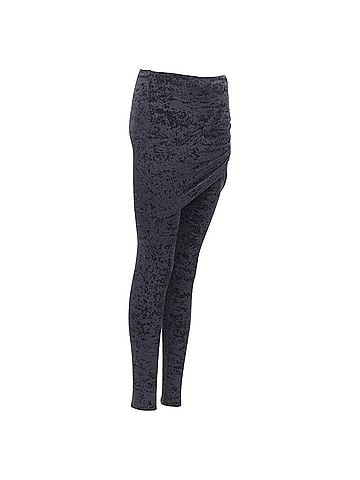 Balenciaga Balenciaga Demna crushed velvet draped legging (view 1)