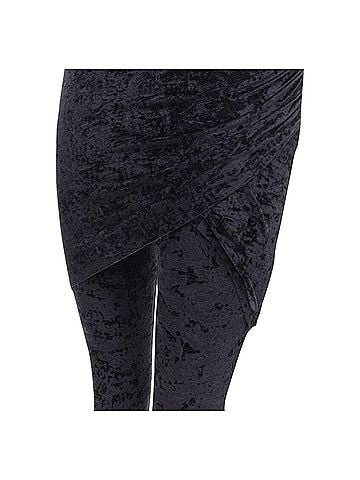 Balenciaga Balenciaga Demna crushed velvet draped legging (view 2)