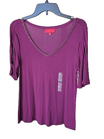 Jennifer Lopez Short Sleeve Blouse (view 1)