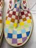 Vans Checkered-gingham Multi Color Sneakers Size 7 - photo 6