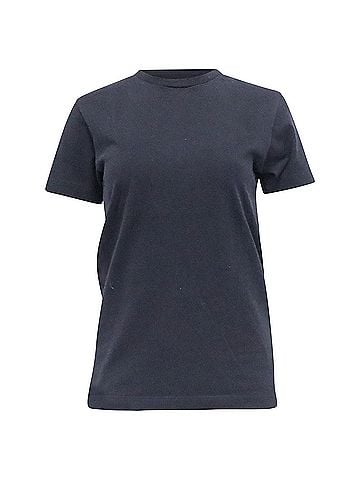 OFF-WHITE  Off-White Tape Arrows Printed T-Shirt in Black Cotton (view 1)