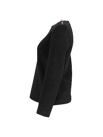 MARNI  Marni Shoulder Zip Detailed Sweater in Black Wool (view 2)