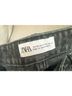 Zara Black Denim Shorts Size 26 waist - photo 3