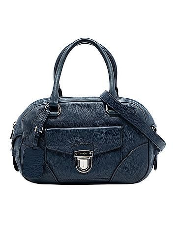 Prada Vitello Daino Front Pocket Boston Bag (view 1)