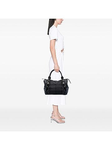 Burberry Beat Check Nylon Ellers Satchel (view 2)