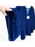 Anna Cate 100% Polyester 100% Polyester Blue Short Sleeve Blouse Size S - photo 4