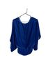 Anna Cate 100% Polyester 100% Polyester Blue Short Sleeve Blouse Size S - photo 2