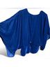 Anna Cate 100% Polyester 100% Polyester Blue Short Sleeve Blouse Size S - photo 7
