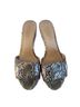 Kate Spade New York Snake Print Multi Color Sandals Size 8 1/2 - photo 1
