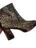 Torrid Animal Print Black Gold Ankle Boots Size 10 - photo 1