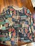 Shana Print Multi Color Long Sleeve Top Size XL - photo 8