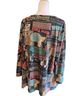Shana Print Multi Color Long Sleeve Top Size XL - photo 2
