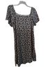 SO Floral Black White Casual Dress Size 1X - photo 1