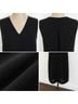 Vince. 100% Polyester 100% Leather Black Casual Dress Size 8 - photo 15
