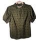 Sugarlips Floral Green Short Sleeve Blouse Size M - photo 1