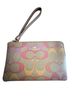 Coach Print Multi Color Leather Clutch One size - photo 1