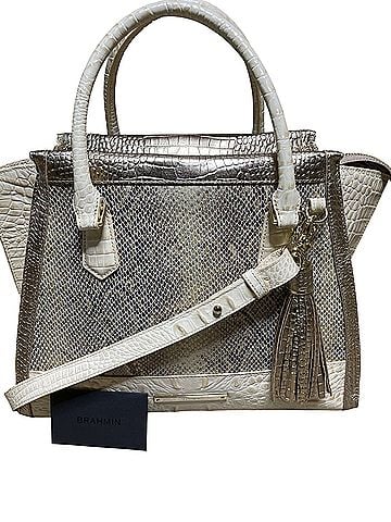 Brahmin Joan Sunglow  Dakota Satchel  Leather Tote (view 1)