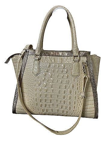 Brahmin Joan Sunglow  Dakota Satchel  Leather Tote (view 2)