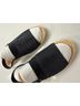 Ugg 100% Suede Snake Print Black Sandals Size 8 - photo 11