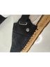 Ugg 100% Suede Snake Print Black Sandals Size 8 - photo 9