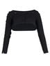 Givenchy 100% Wool Black Givenchy Cropped Bolero Jacket in Black Wool Size 6 - photo 1