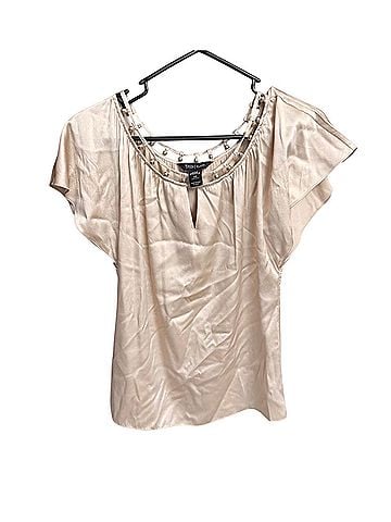 White House Black Market Short Sleeve Blouse (view 1)