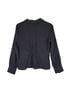 J.Crew 100% Polyester Solid Black Long Sleeve Blouse Size 4 - photo 2