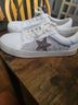 Steve Madden 100% Leather Solid White Sneakers Size 6 - photo 5