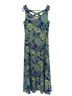 Talbots 100% Cotton Paisley Multi Color Cocktail Dress Size M (petite) - photo 2