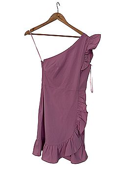 J.Crew One-Shoulder Ruffle Dress Cocktail Dress (view 1)