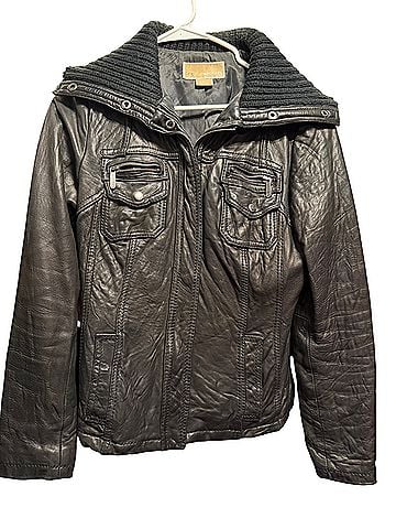 Michael Kors Leather Jacket (view 1)