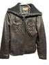 Michael Kors Black Leather Jacket Size M - photo 1