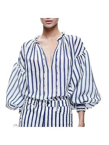 Alice + Olivia Julius Long Sleeve T-Shirt (view 1)