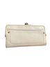 Coach 100% Leather Solid Stripes White Leather Clutch One size - photo 9