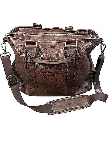 Tumi Leather Messenger (view 1)