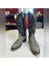 Tony Lama 100% Leather Gray Black Boots Size 6 1/2 - photo 4
