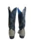 Tony Lama 100% Leather Gray Black Boots Size 6 1/2 - photo 2