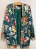 Beulah 100% Polyester Floral Multi Color Jacket Size S - photo 4