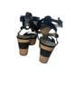 Guess Black Gold Wedges Size 7 1/2 - photo 2