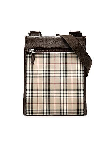 Burberry House Check Canvas Crossbody (view 1)