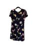 Talbots 100% Rayon Floral Black Pink Yellow Casual Dress Size 10 (petite) - photo 2