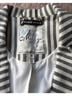 Milly Stripes White Black Blazer Size 4 - photo 3