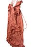 Intermix Red Orange Cocktail Dress Size L - photo 1