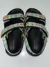 Tory Burch Jacquard Green Black Sandals Size 6 1/2 - photo 4