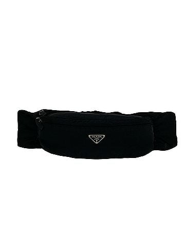Prada PRADA Prada Triangle Logo Hardware Tessuto Nylon Crossbody Bag Waist Pouch Black 36866 (view 1)