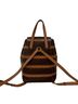 Céline Brown CELINE Vintage Macadam Blazon Triomphe Pattern Leather Drawstring Backpack Daypack Brown 19496 One size - photo 3